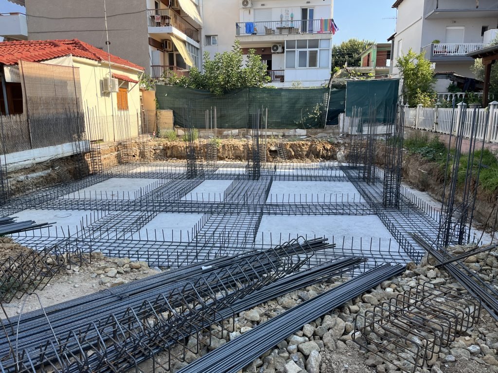 Foundation of new Building
